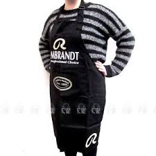 Rembrandt black cotton apron