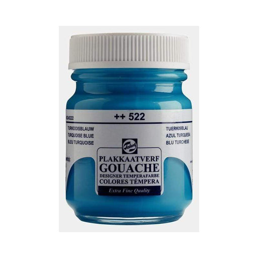 Gouache fino 50cc N522 Azul turquesa TALENS Oferta CENTROARTESANO
