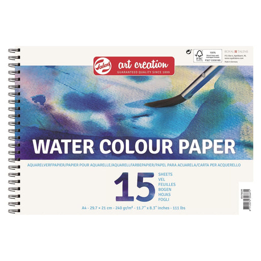 Talens art creation Papel para Acuarela A4 240 g 15 Hojas TALENS Oferta CENTROARTESANO