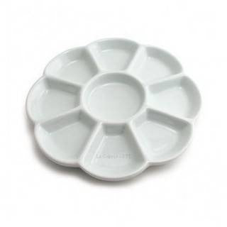 Circular ceramic trowel 8 wells 17-19cm