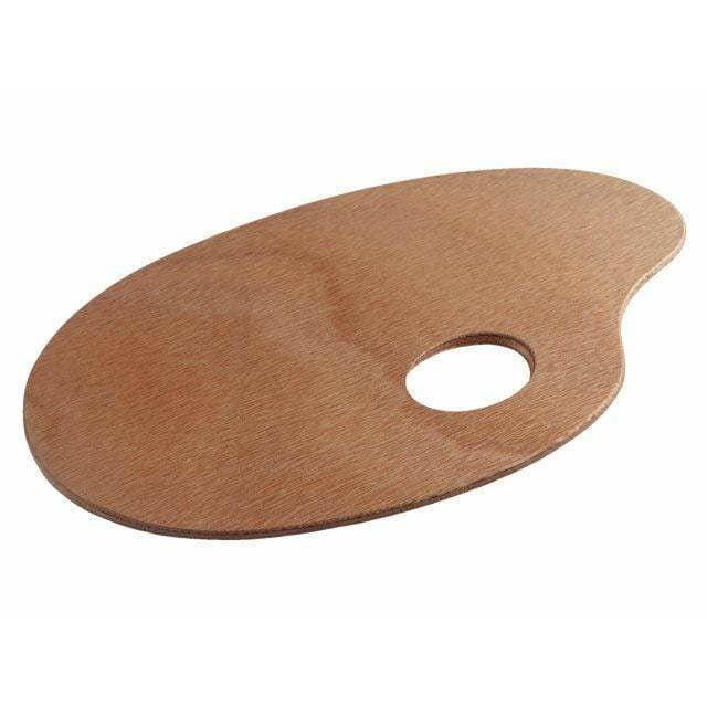 Paleta de madera ovalada 29x37cm B TALENS CENTROARTESANO