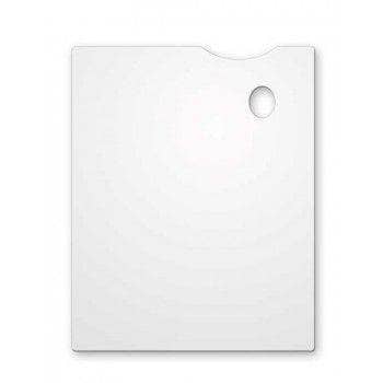 Paleta rectangular plastico blanco liso 25x35cm TALENS CENTROARTESANO
