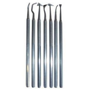 Set de 7 herramientas para pastas y cerámica metalioo TALENS CENTROARTESANO