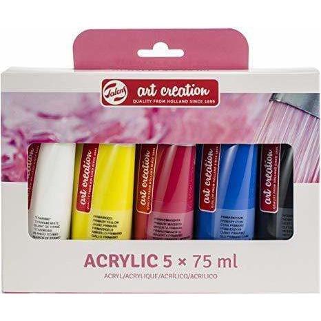 Talens Art creation acrylicos 5x75ml colores basicos TALENS CENTROARTESANO