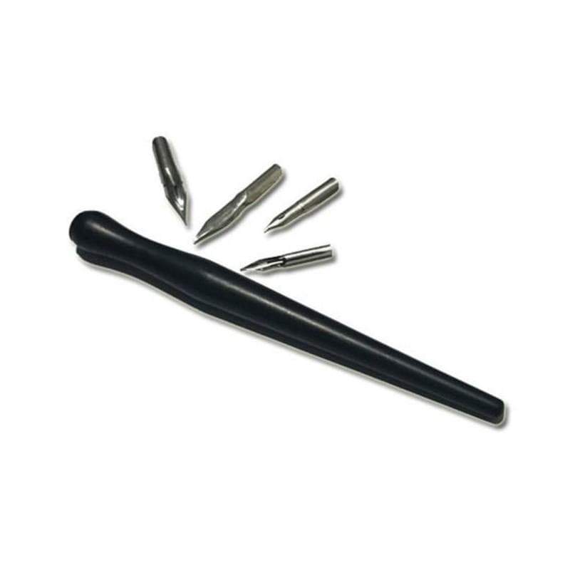 Talens Art Creation set para caligrafia 4 plumillas y mango 99290100 TALENS CENTROARTESANO