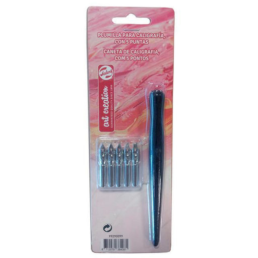 Talens Art Creation set para caligrafia 5 plumillas y mango TALENS CENTROARTESANO