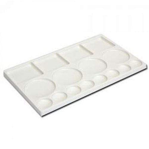 Talens rectangular white plastic palette 20 wells 25.5X33.5 90612549