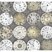 Tela Tim Holtz TIME PIECES TAUPE TIM HOLTZ CENTROARTESANO