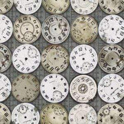 Tela Tim Holtz TIME PIECES TAUPE TIM HOLTZ CENTROARTESANO