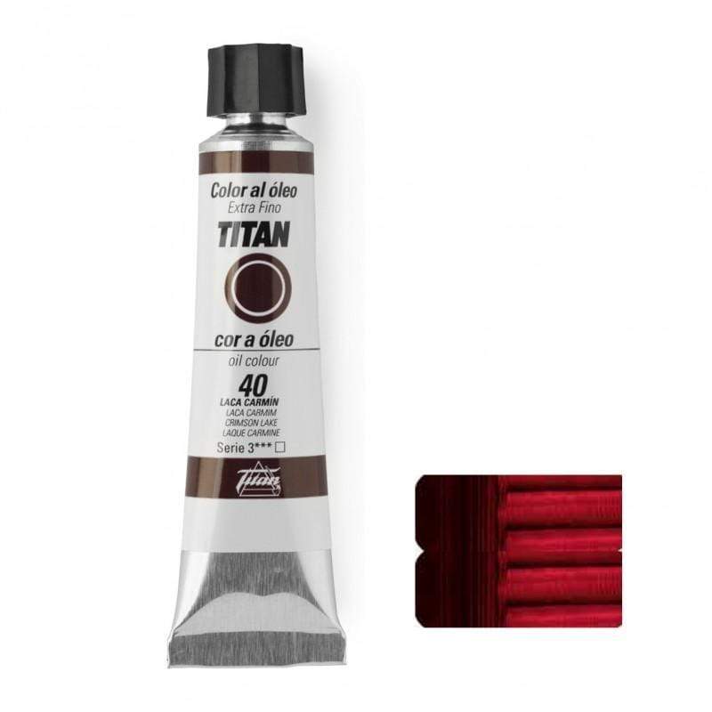 Oleo titan 20ml nº40 Laca Carmín TITAN Oferta CENTROARTESANO