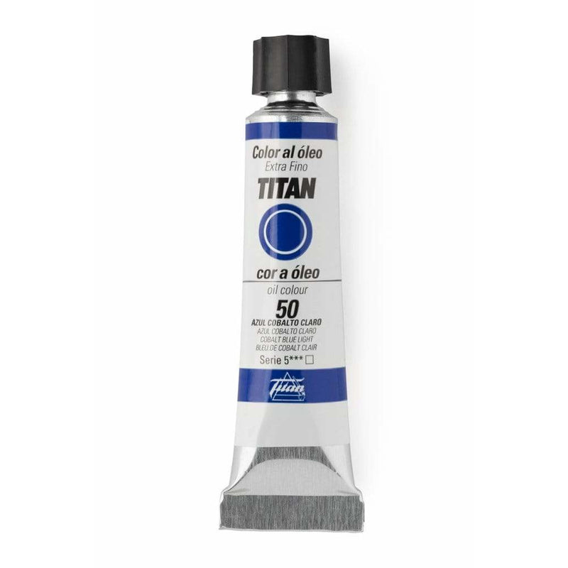 Oleo titan 20ml nº50 Azul cobalto claro TITAN Oferta CENTROARTESANO