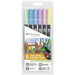Tombow rotulador dual brush estuche 6 pastel colours ABT6P2 TOMBOW Oferta CENTROARTESANO