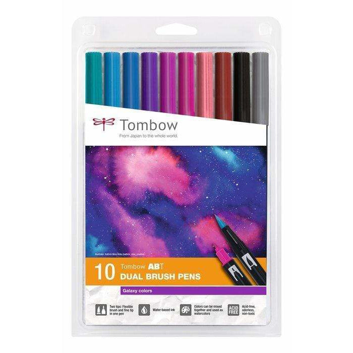 Tombow  set 10 colores dual brush pens Galazy colors TOMBOW Oferta CENTROARTESANO