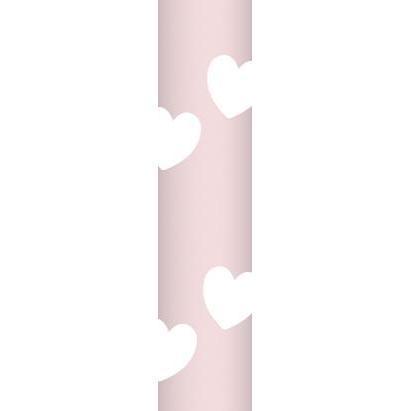 Pajitas de papel M corazones rosa URSUS CENTROARTESANO