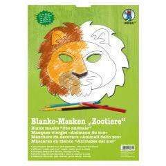 Ursus mascara en blanco animales del zoo URSUS CENTROARTESANO