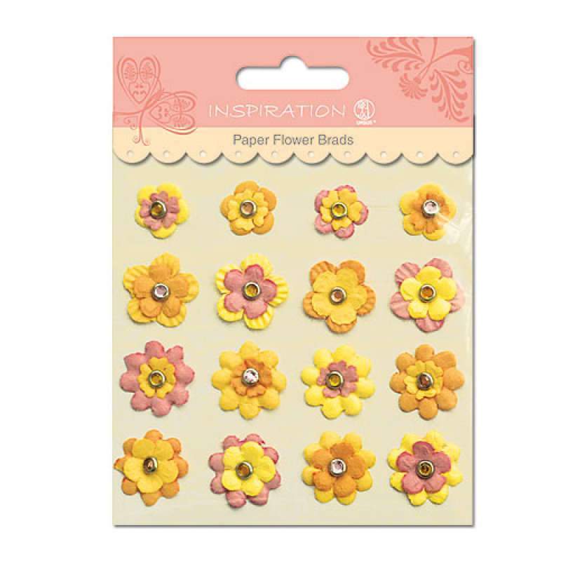 Ursus paper flower brads naranja 74010001 URSUS CENTROARTESANO