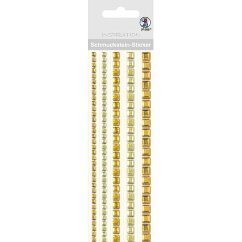 ursus stickers strass cuadrado 02 amarillo URSUS CENTROARTESANO