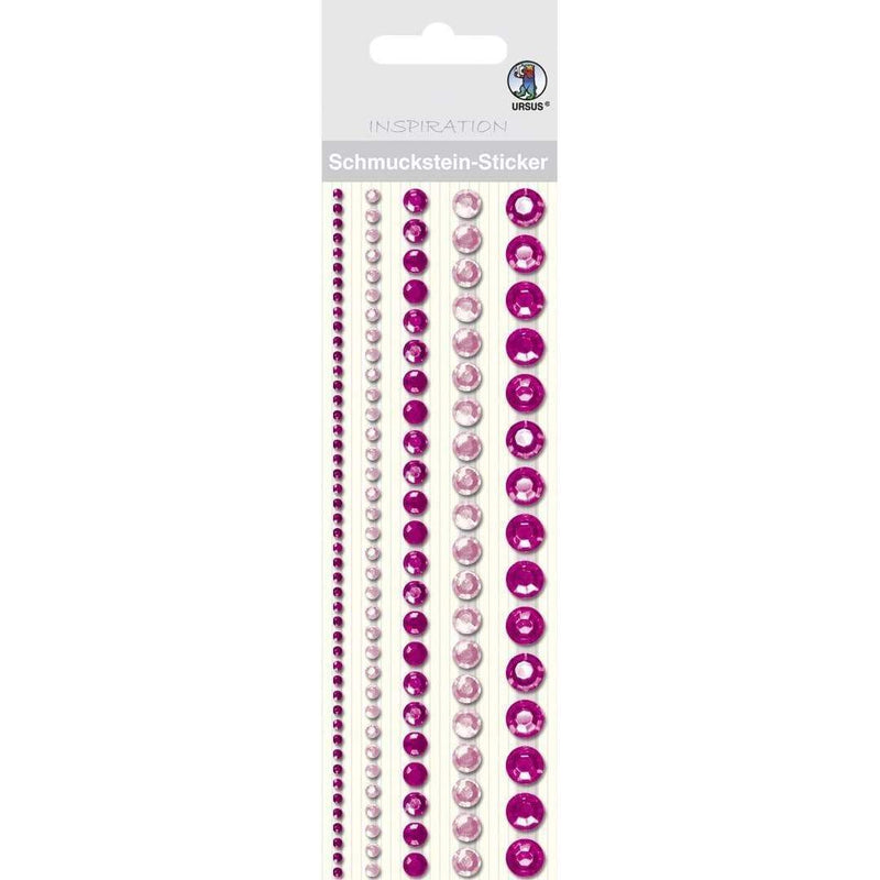 ursus stickers strass redondo 04 rosa URSUS CENTROARTESANO