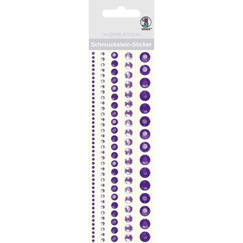 ursus stickers strass redondo 75020005 morado URSUS CENTROARTESANO