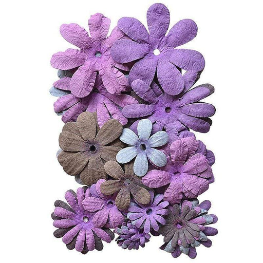 Creative flores papel 30ud morado 2037-403 VAESSEN CENTROARTESANO