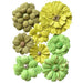 Vaessen Creative flores papel heco a mano 8ud verde 2037-305 VAESSEN CENTROARTESANO