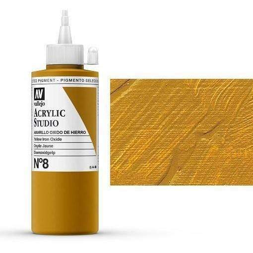 Vallejo acrilico studio 200ml 08 Amarillo oxido de hierro VALLEJO Oferta CENTROARTESANO