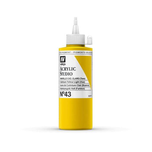 Vallejo acrilico studio 200ml 43 amarillo cadmio VALLEJO Oferta CENTROARTESANO