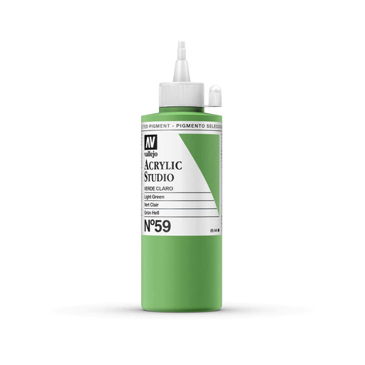 Vallejo acrilico studio 200ml 59 verde claro VALLEJO Oferta CENTROARTESANO
