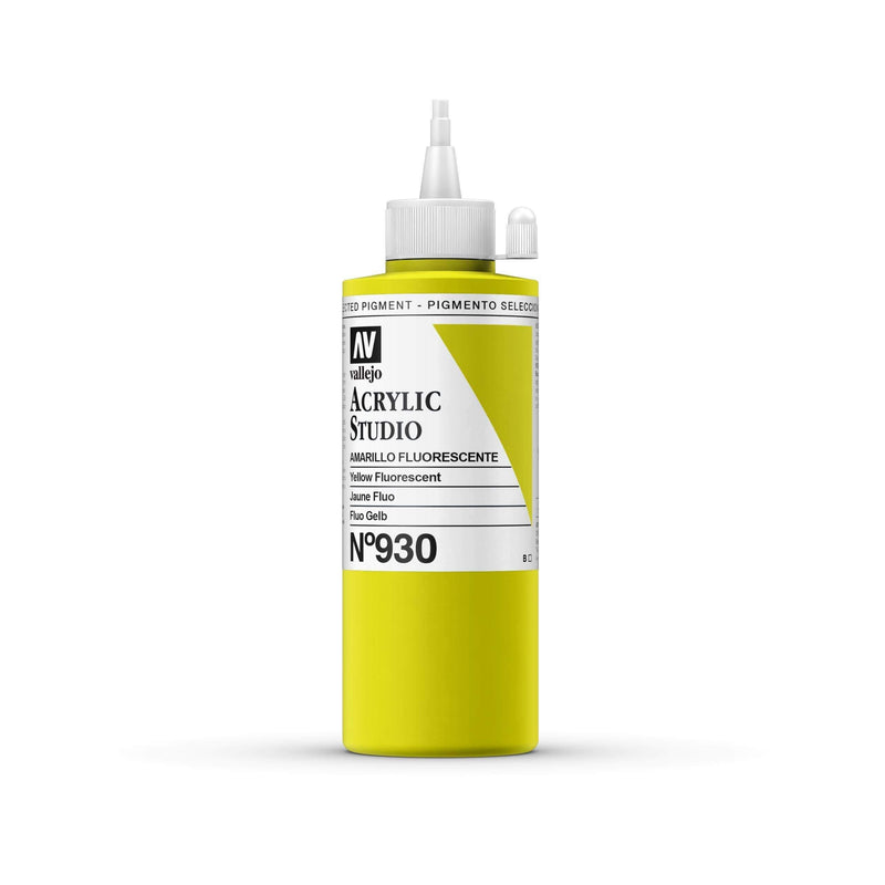 Vallejo acrilico studio 200ml 930 amarillo fluorescente VALLEJO Oferta CENTROARTESANO