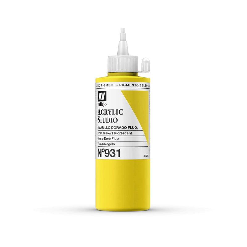 Vallejo acrilico studio 200ml 931 amarillo dorado fluorescente VALLEJO Oferta CENTROARTESANO