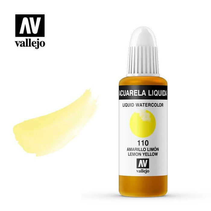 Vallejo acuarela liquida 32ml 110 amarillo limon VALLEJO Oferta CENTROARTESANO