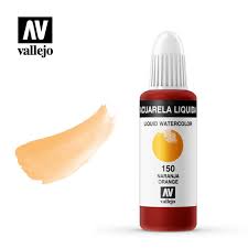 Vallejo acuarela liquida 32ml 150 naranja VALLEJO Oferta CENTROARTESANO