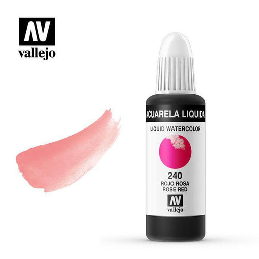 Vallejo acuarela liquida 32ml 240 rojo rosa VALLEJO Oferta CENTROARTESANO