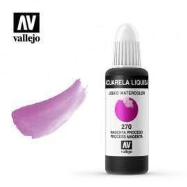Vallejo acuarela liquida 32ml 270 magenta VALLEJO Oferta CENTROARTESANO