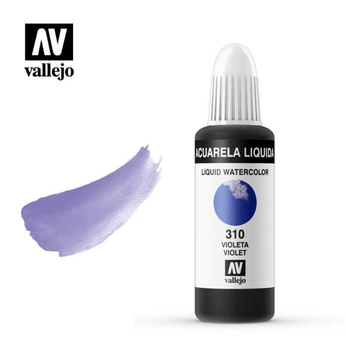Vallejo acuarela liquida 32ml 310 violeta VALLEJO Oferta CENTROARTESANO