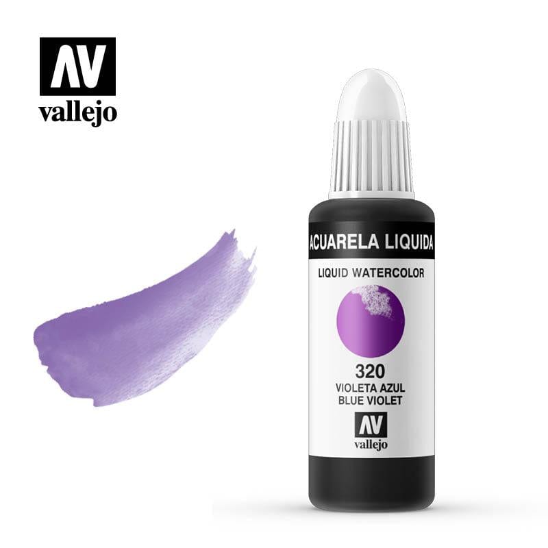 Vallejo acuarela liquida 32ml 320 Violeta azul VALLEJO Oferta CENTROARTESANO