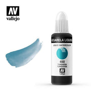 Vallejo acuarela liquida 32ml 450 turquesa VALLEJO Oferta CENTROARTESANO
