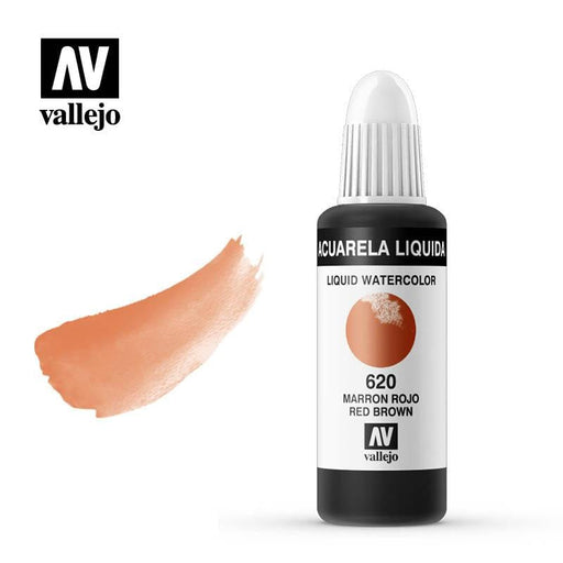Vallejo acuarela liquida 32ml 620 Marron rojo VALLEJO Oferta CENTROARTESANO