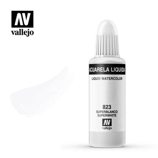 Vallejo acuarela liquida 32ml 823 super blanco VALLEJO Oferta CENTROARTESANO
