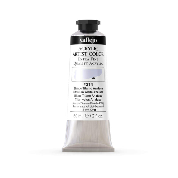 Vallejo pintura acrilica 60ml 314 blanco de titanio anatase VALLEJO Oferta CENTROARTESANO