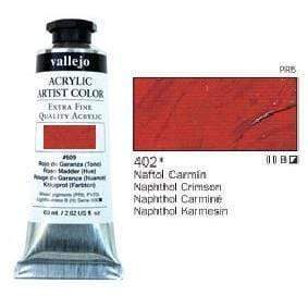 Vallejo pintura acrilica 60ml 402 naftol carmin VALLEJO Oferta CENTROARTESANO