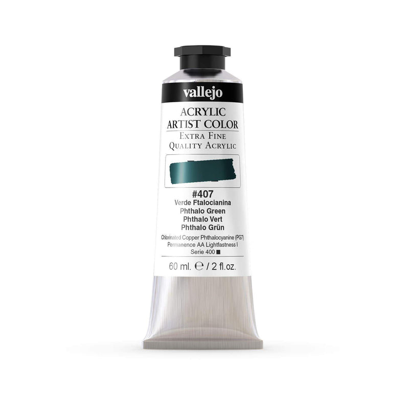 Vallejo pintura acrilica 60ml 407 verde ftalocianina VALLEJO Oferta CENTROARTESANO