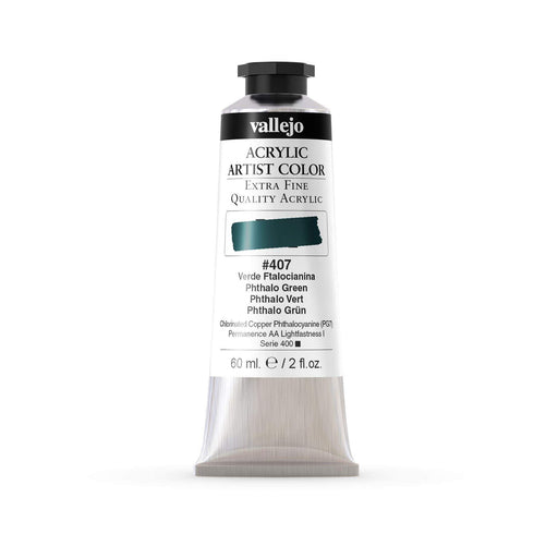Vallejo pintura acrilica 60ml 407 verde ftalocianina VALLEJO Oferta CENTROARTESANO