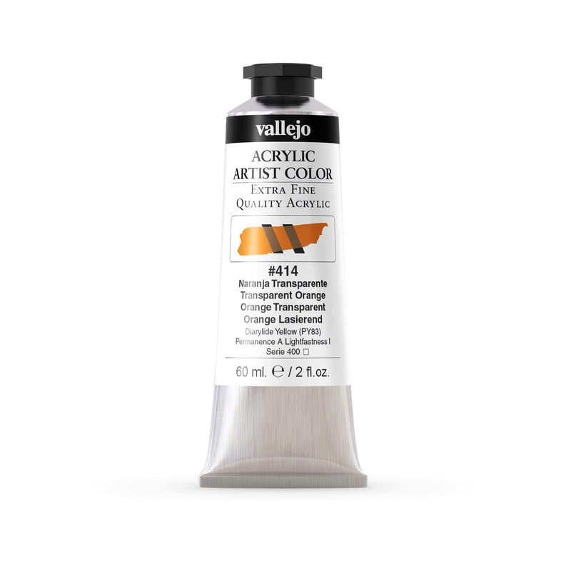 Vallejo pintura acrilica 60ml 414 naranja transparente VALLEJO Oferta CENTROARTESANO