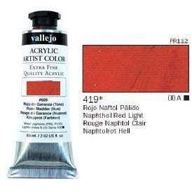 Vallejo pintura acrilica 60ml 419 rojo antol palido VALLEJO Oferta CENTROARTESANO