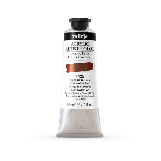 Vallejo pintura acrilica 60ml 425 transoxido rojo VALLEJO Oferta CENTROARTESANO