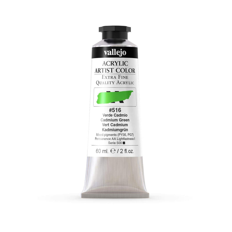 Vallejo pintura acrilica 60ml 516 verde cadmio VALLEJO Oferta CENTROARTESANO