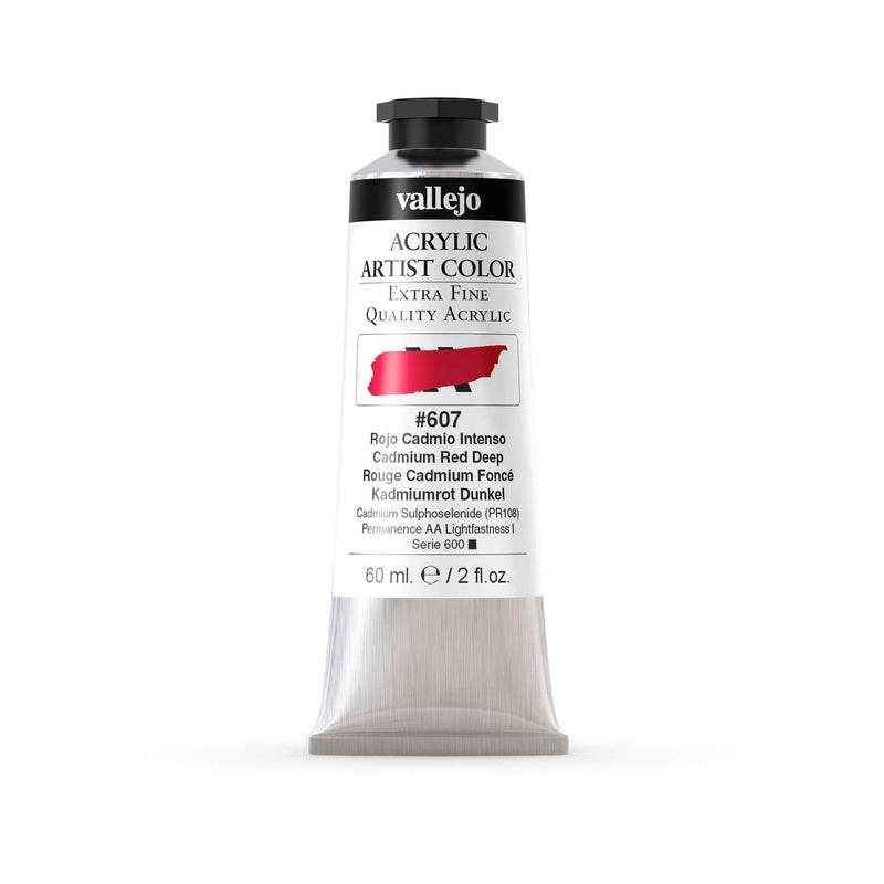 Vallejo pintura acrilica 60ml 607 cadmio rojo intenso VALLEJO Oferta CENTROARTESANO