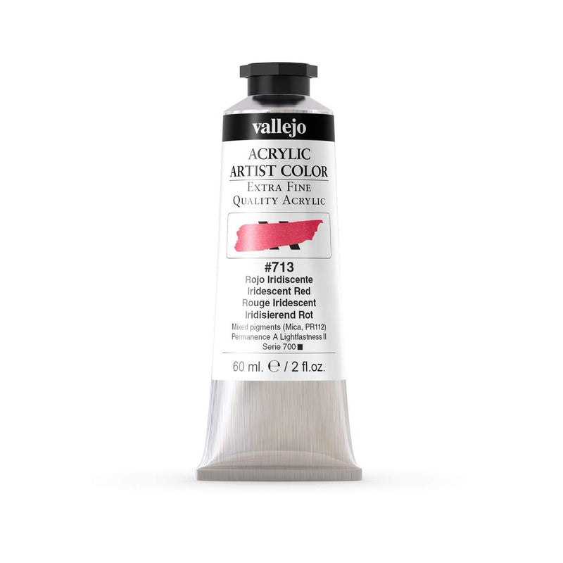 Vallejo pintura acrilica 60ml 713 rojo iridiscente VALLEJO Oferta CENTROARTESANO