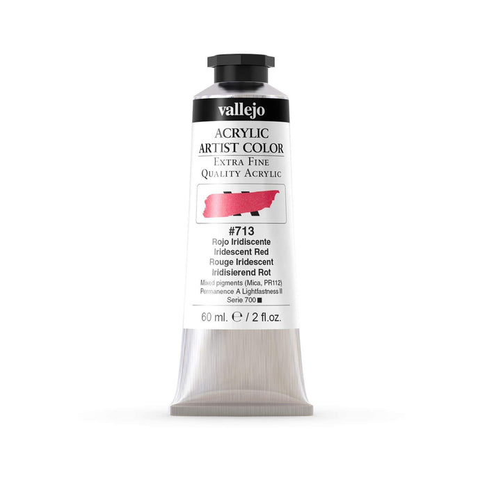 Vallejo pintura acrilica 60ml 713 rojo iridiscente VALLEJO Oferta CENTROARTESANO